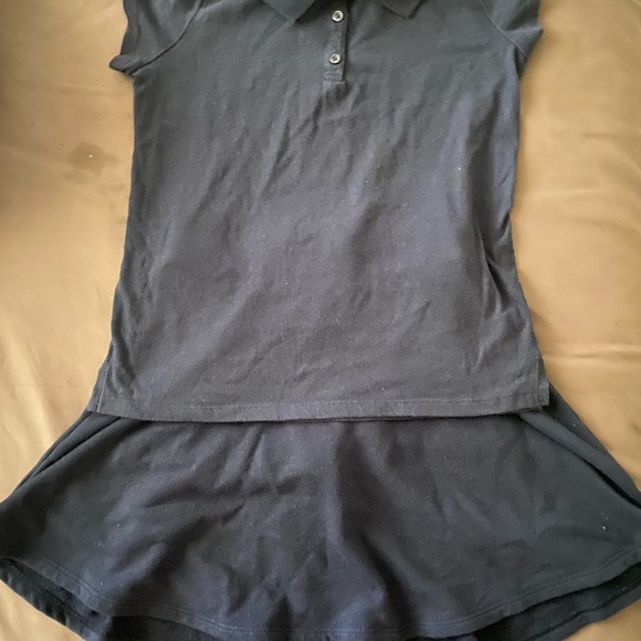 ✨Navy Blue Uniform Shirt + Skort✨ - Picture 5 of 6
